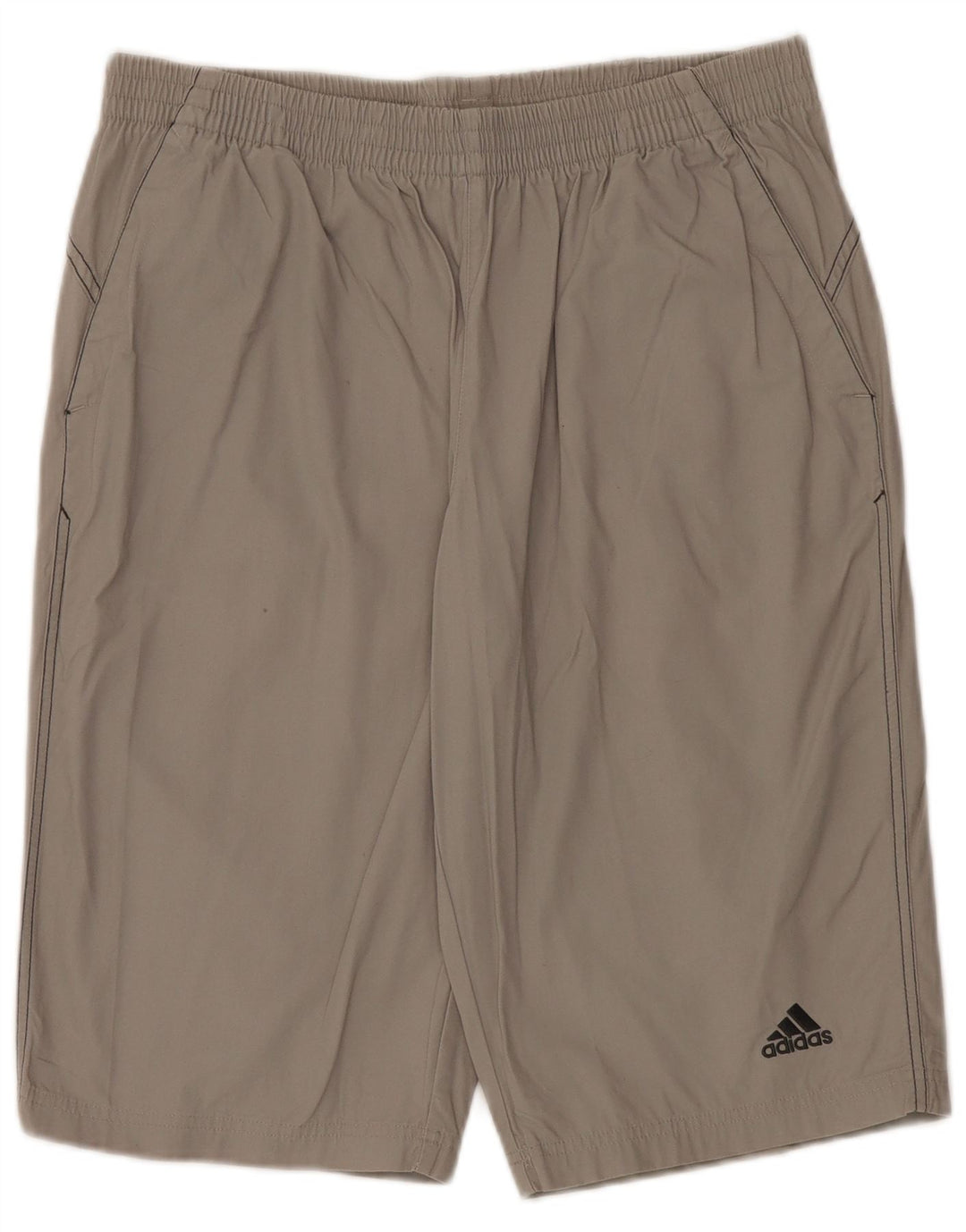 Adidas muške sportske kratke hlače srednje sive boje od pamuka