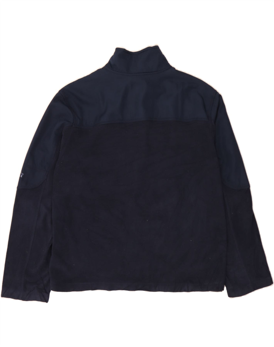 STARTER Mens Fleece Jacket UK 46/48 XL Navy Blue Polyester Vintage Starter and Second-Hand Starter from Messina Hembry 