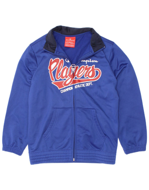 Gornja jakna trenirke Champion Boys Players Graphic 5-6 Years XS Blue