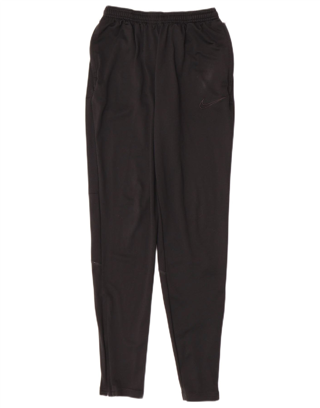 Nike Ženske Dri Fit Trenirke Hlače UK 8 Male crne poliesterske