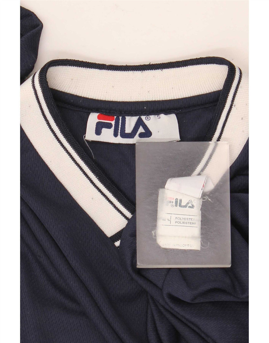 Fila muška majica kratkih rukava mala tamnoplava poliesterska boja