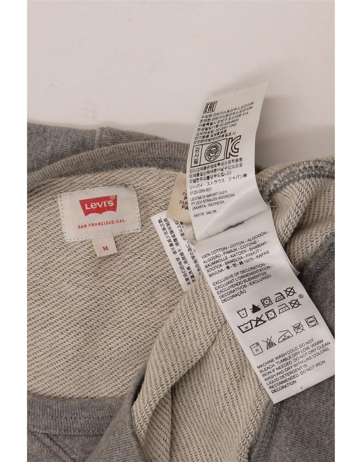 Levi's muški džemper s grafičkim motivima, srednje sivi flekasti pamuk