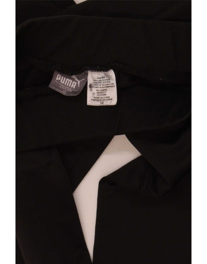 Puma Boys Trenirka Hlače Joggers 11-12 Years Black Poliester