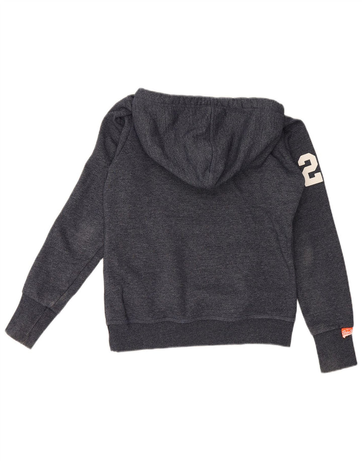 Superdry muška majica s kapuljačom s kapuljačom Srednje tamnoplavi pamuk