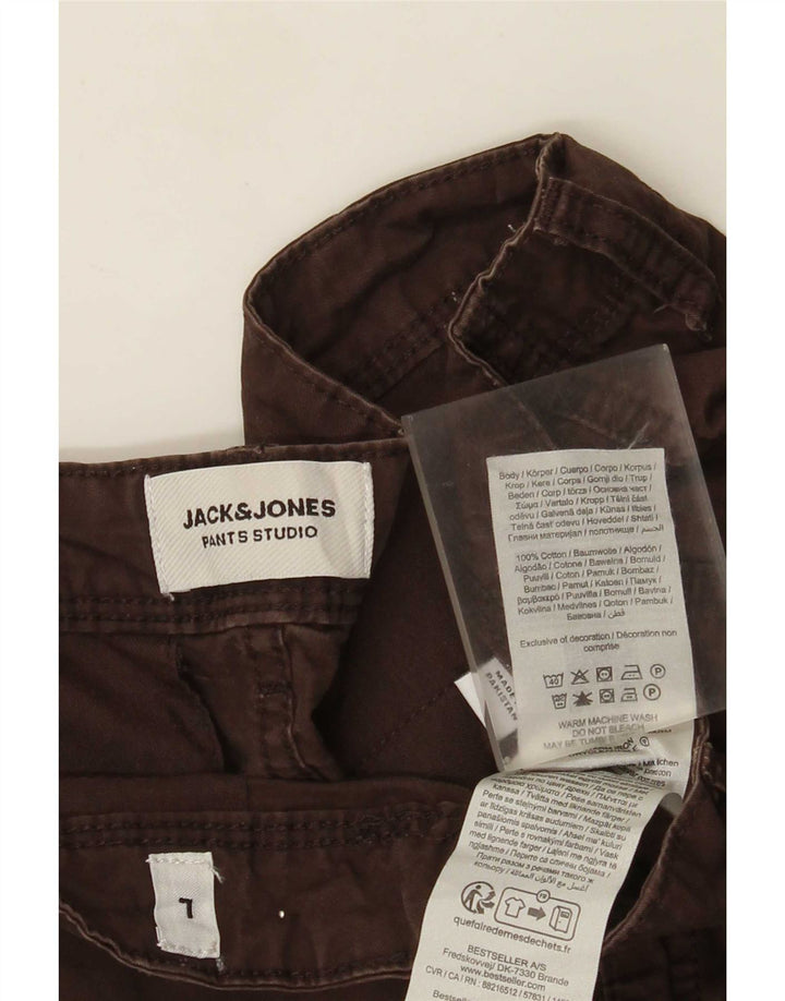 Jack & Jones muške kargo kratke hlače velike W34, smeđi pamuk