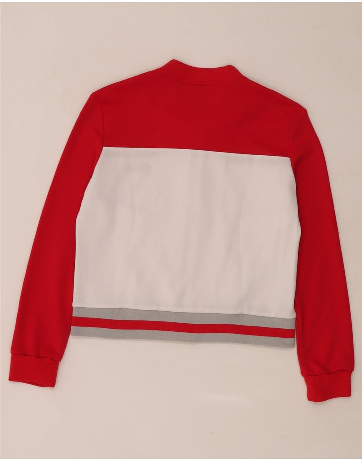 Fila ženska gornja jakna kratke trenirke UK 10 Small Red Colourblock Poliester