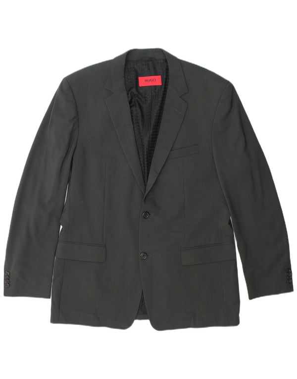 Hugo Boss muška jakna s 2 gumba EU 52 XL siva vuna