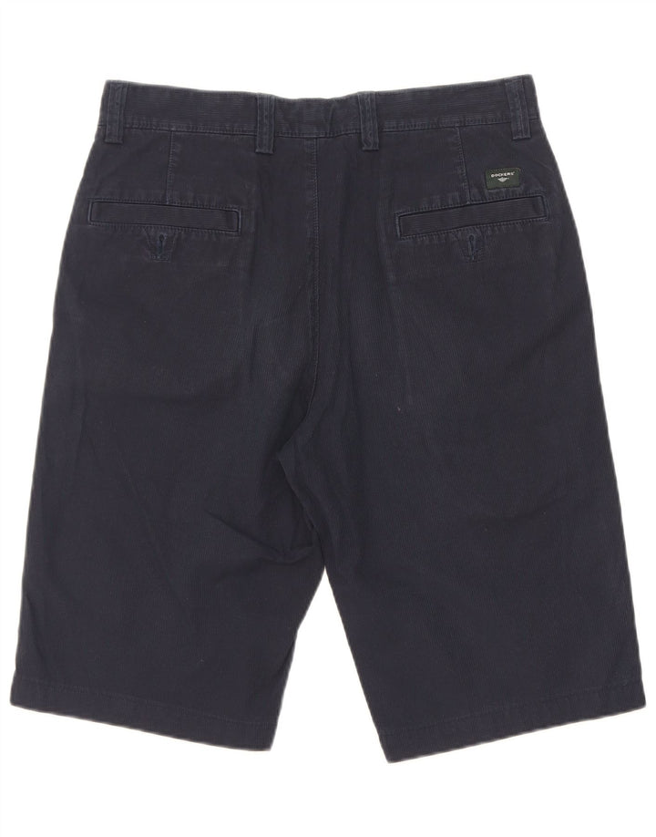 Dockers muške uske chino kratke hlače W30 srednje tamnoplave