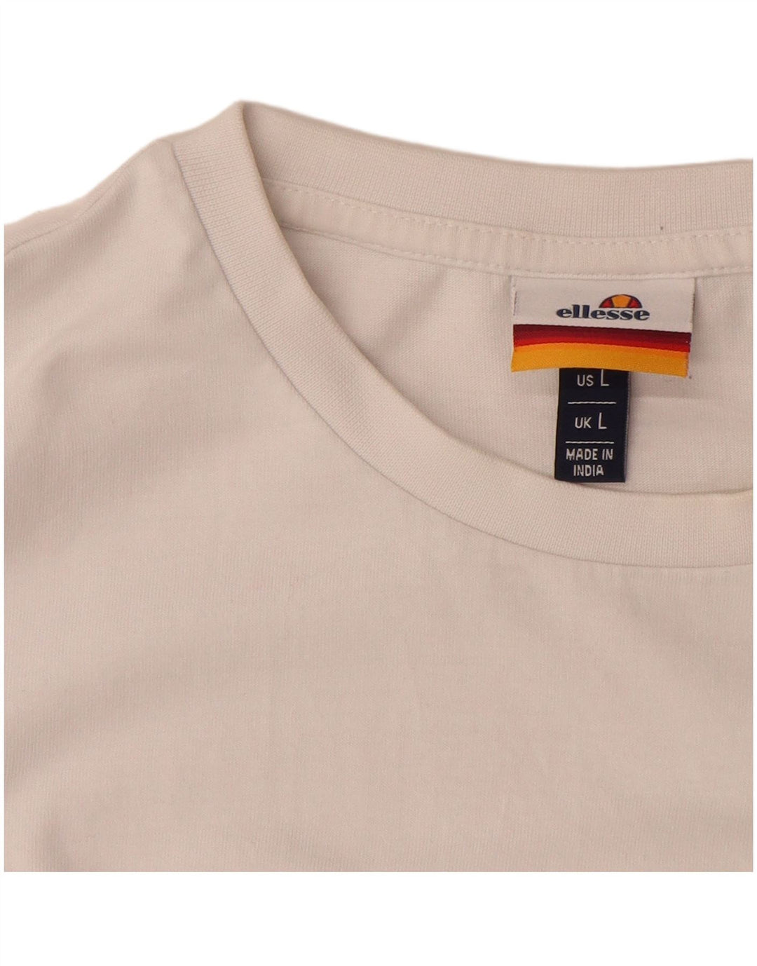 ELLESSE Velika bijela muška majica s grafičkim motivima