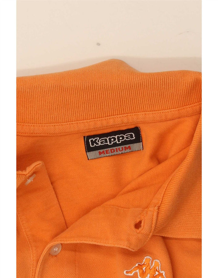 Kappa muška polo majica srednje narančaste pamučne boje