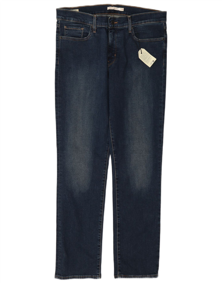 Levi's ženske 314 ravne traperice za oblikovanje W32 L32 tamnoplavi pamuk