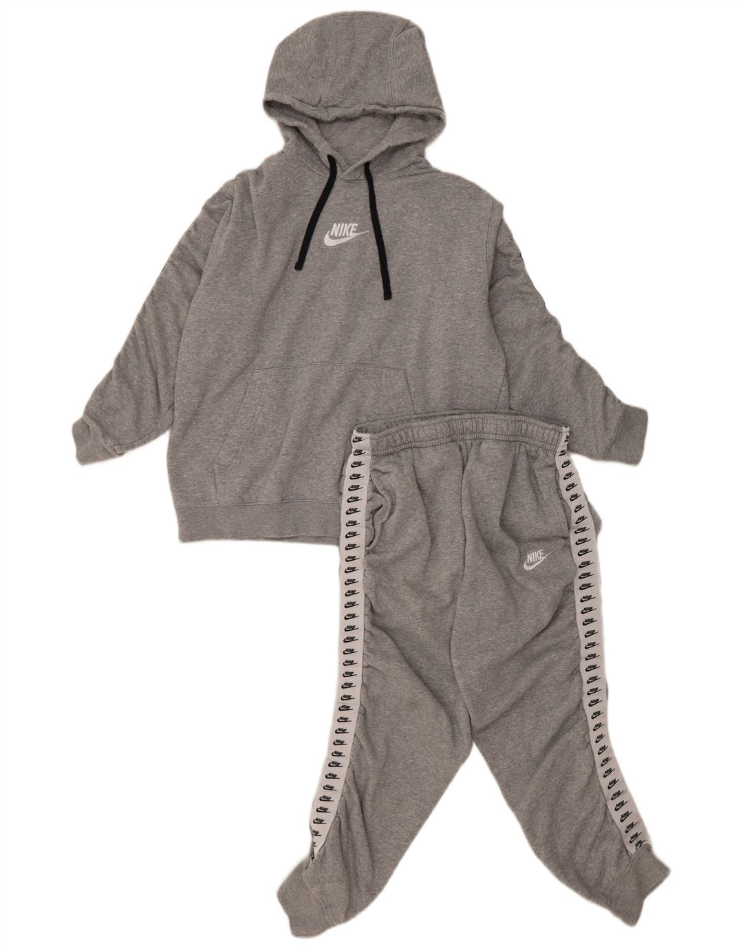 NIKE Ženska trenirka s grafičkim motivima UK 14 Pamuk srednje sive boje