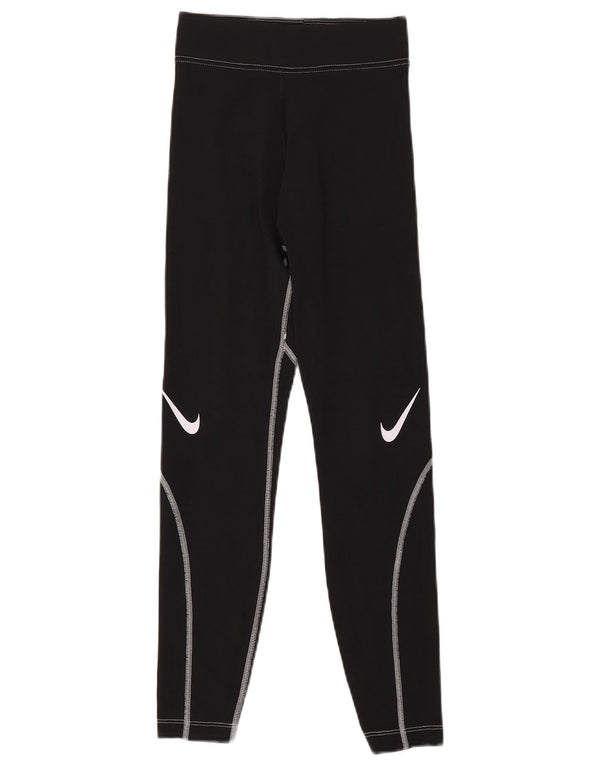Nike ženske grafičke tajice UK 4 XS crne