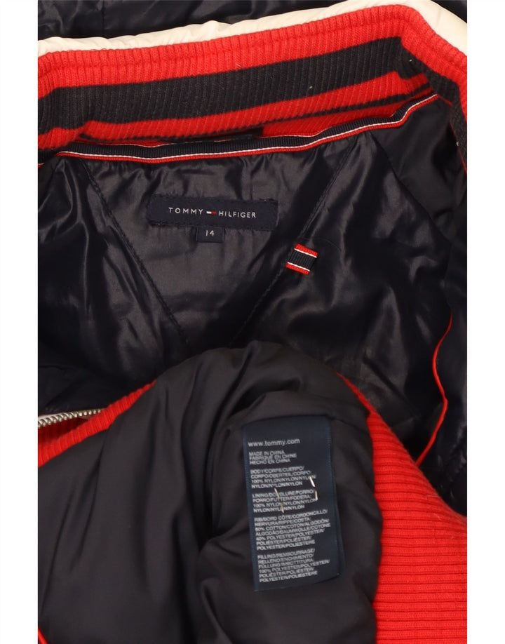 Tommy Hilfiger Boys Graphic Podstavljena jakna 13-14 godina bijela boja