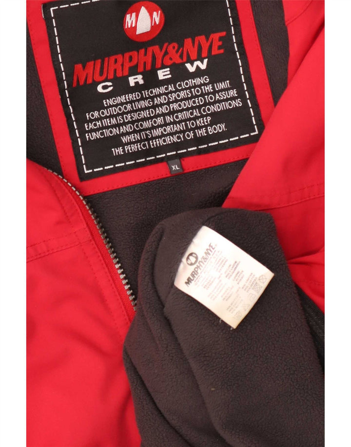 Murphy & Nye muška vjetrovka jakna UK 42 XL crveni poliamid
