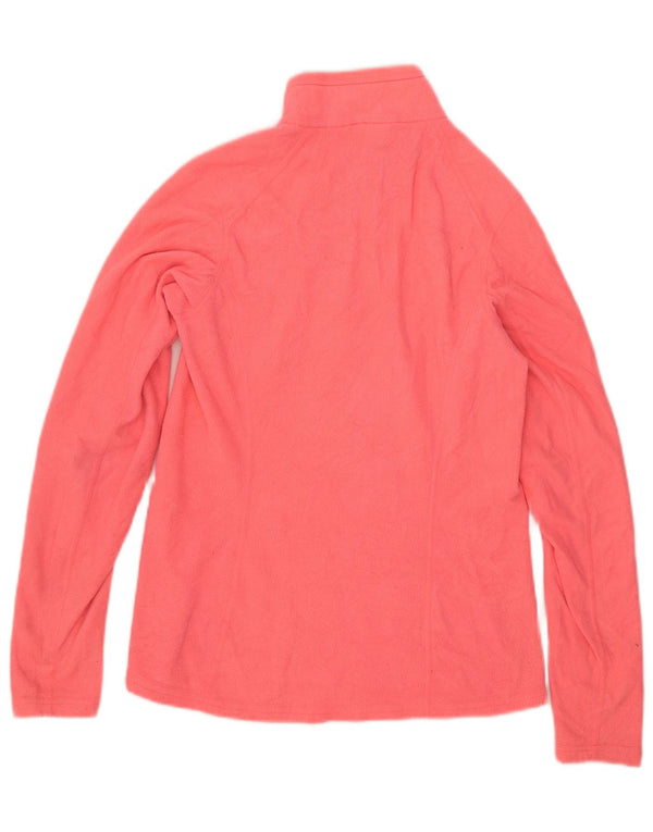 The North Face ženski flis džemper s patentnim izrezom UK 12 Srednje ružičasti poliester