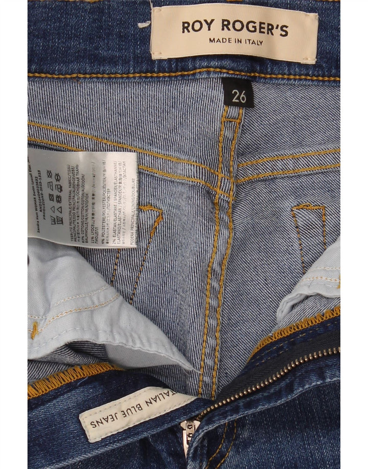Roy Rogers Ženske Bootcut traperice W26 L27 Plavi pamuk