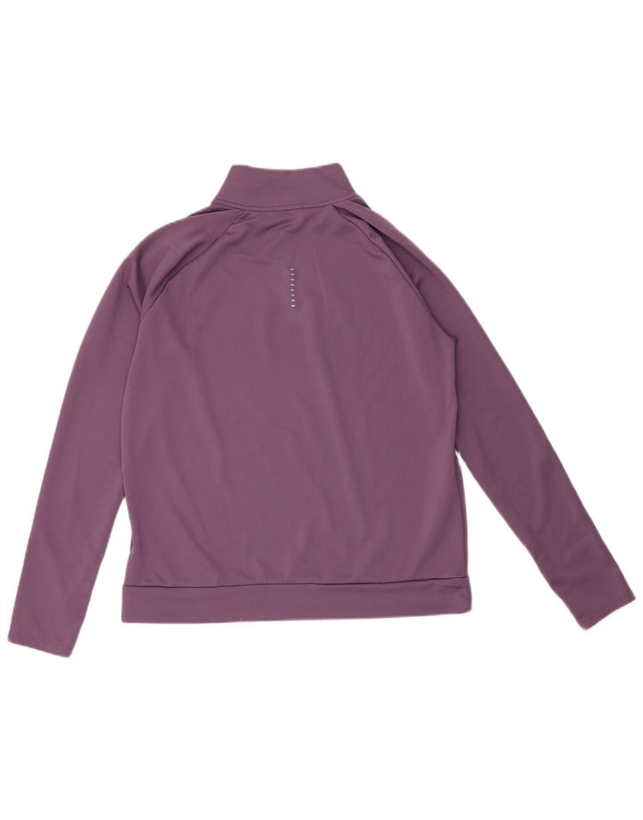 Nike Ženski Dri Fit Graphic Pulover Trenirka Top UK 14 srednje ljubičasta