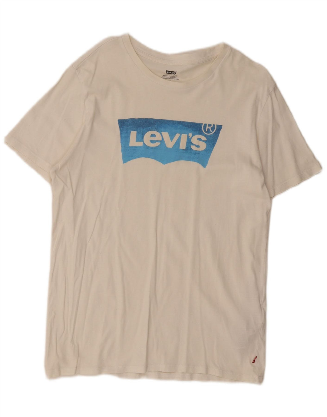 Levi's muška majica s grafičkim motivima, veliki bijeli pamuk