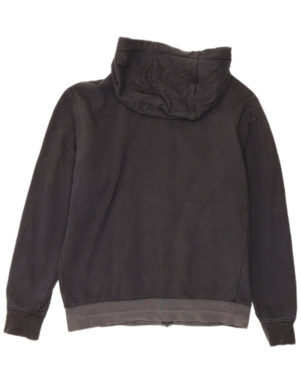 Nike Mens Zip Hoodie Sweater Medium Black Colourblock Cotton