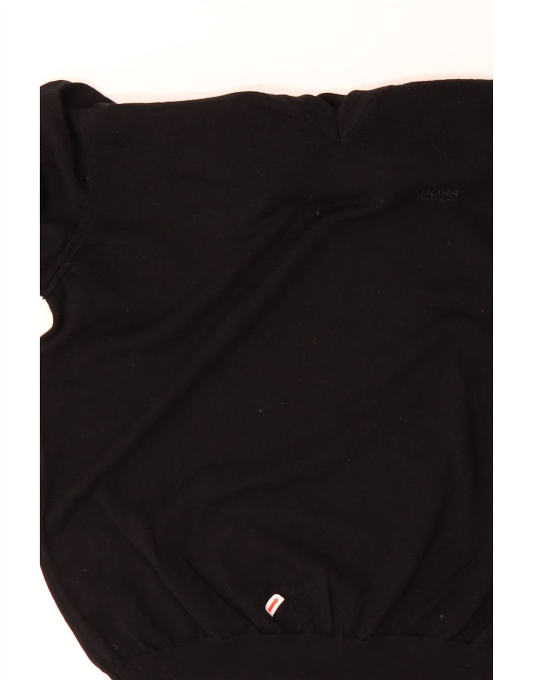 HUGO BOSS Muški džemper s V-izrezom srednje crne boje