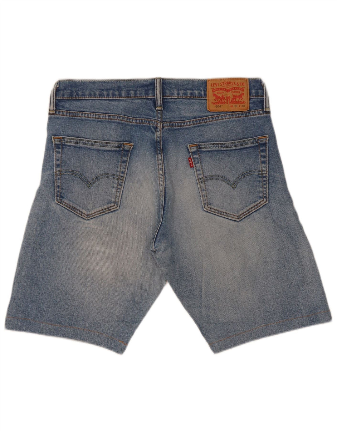 Levi's muške kratke traper hlače 504 W30 srednje plave