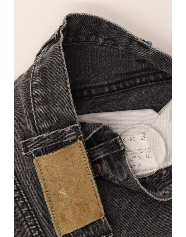 Lee Mens Chicago Straight Jeans W38 L34 Sivi pamuk