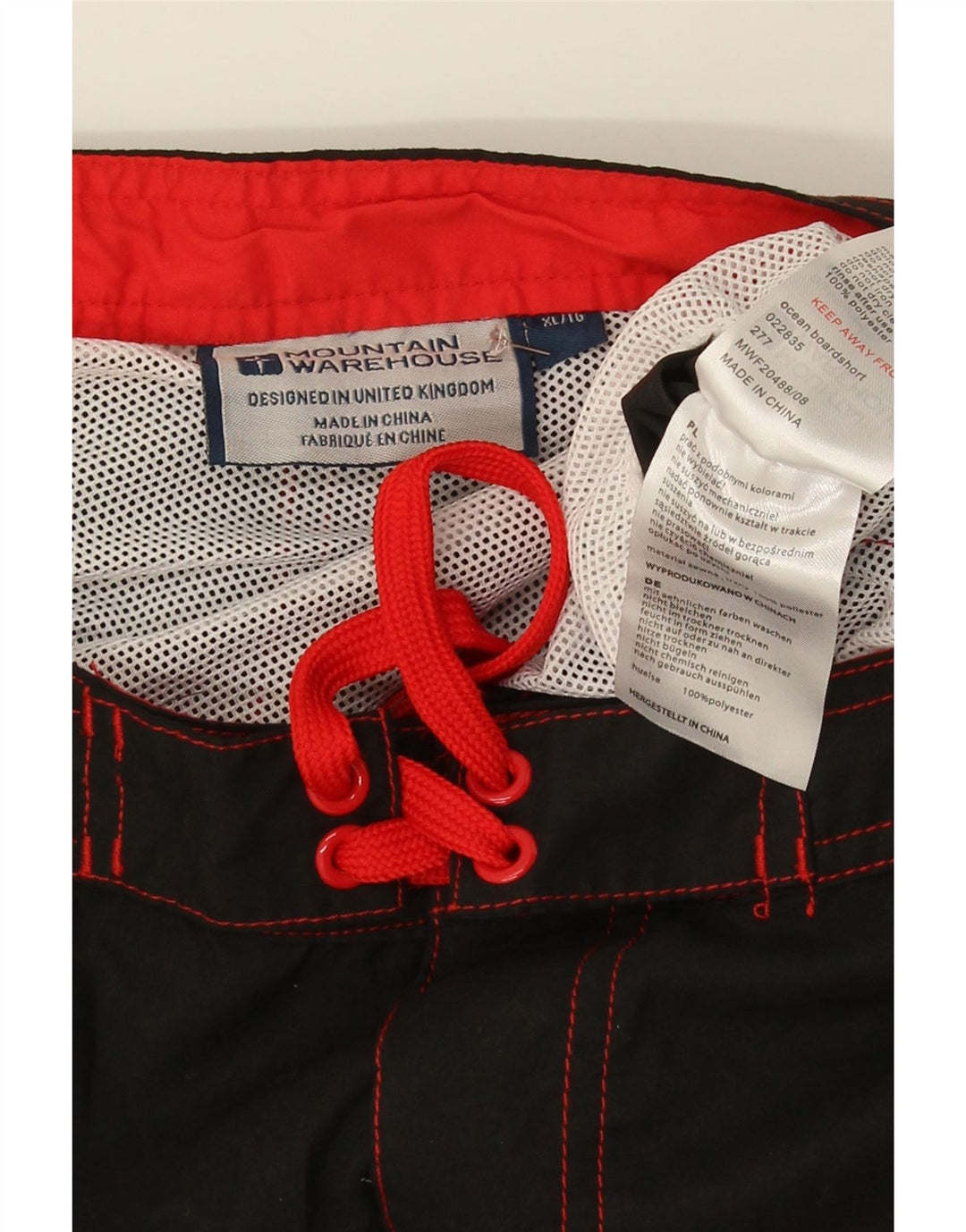 Mountain Warehouse muške Cargo kratke hlače za plivanje XL crni poliester