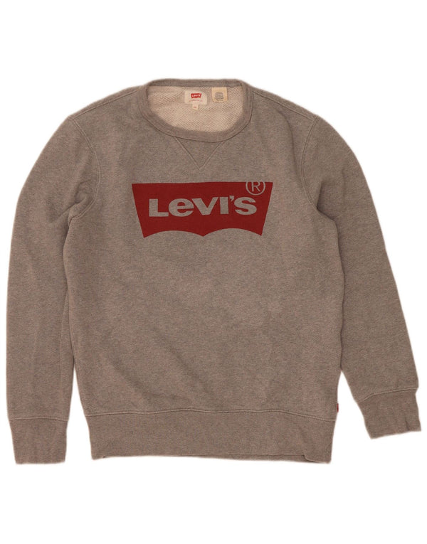 Levi's muška majica s grafičkim motivima XS sivi pamuk