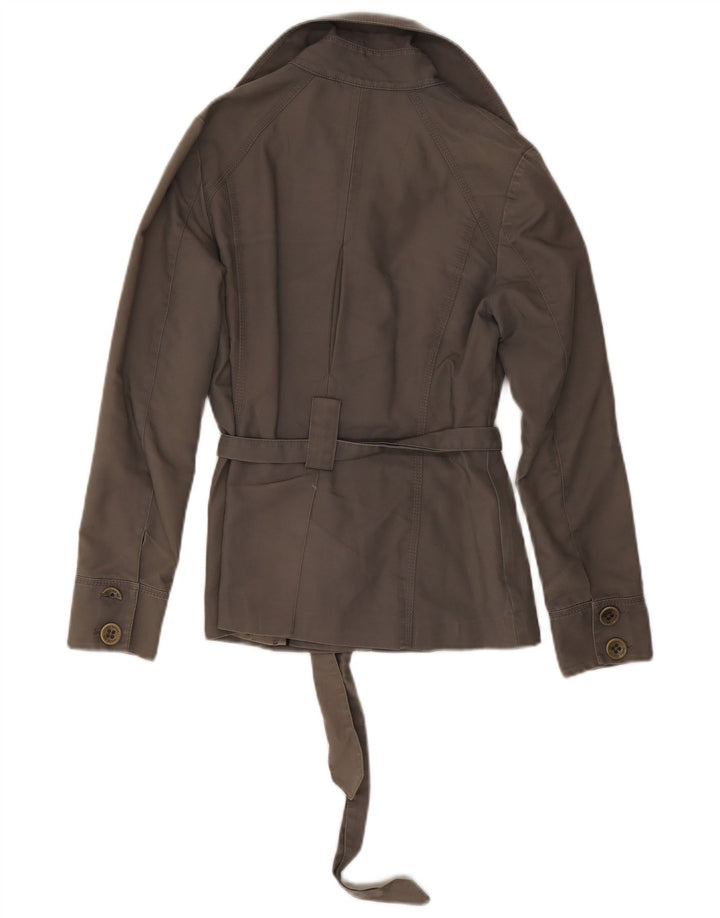 TED BAKER Ženski kratki trenč kaput veličina 1 XS sivi pamuk