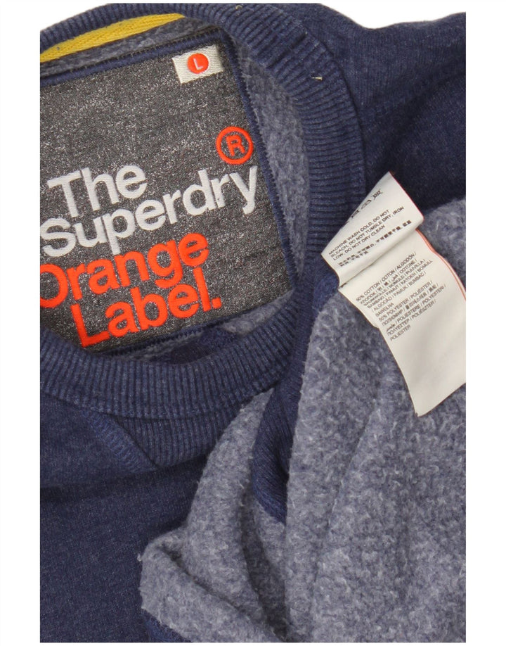 Superdry muška dukserica Veliki plavi pamuk