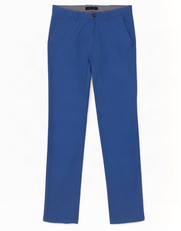 Tommy Hilfiger muške uske chino hlače W32 L34 plavi pamuk