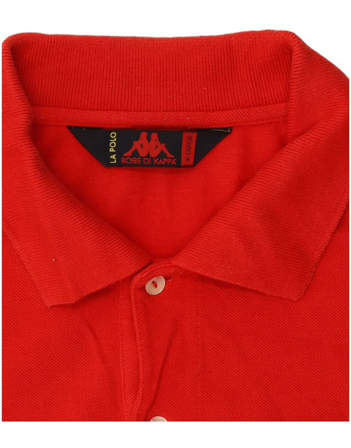 KAPPA Mens Polo Shirt XL Red Cotton