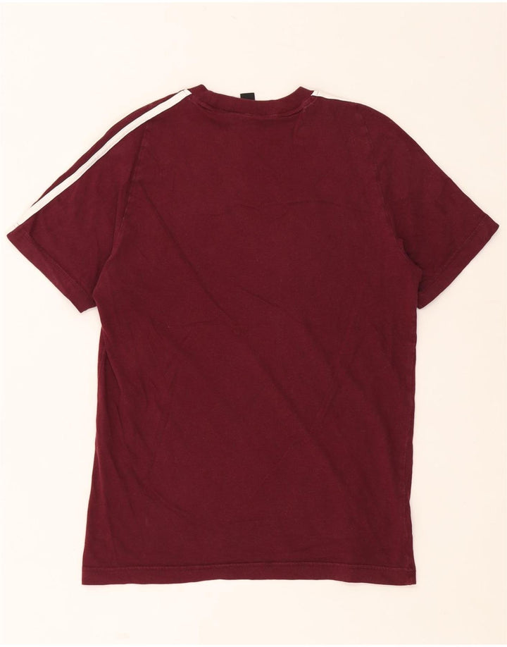 ADIDAS muška majica kratkih rukava, mala kestenjasta pamuk