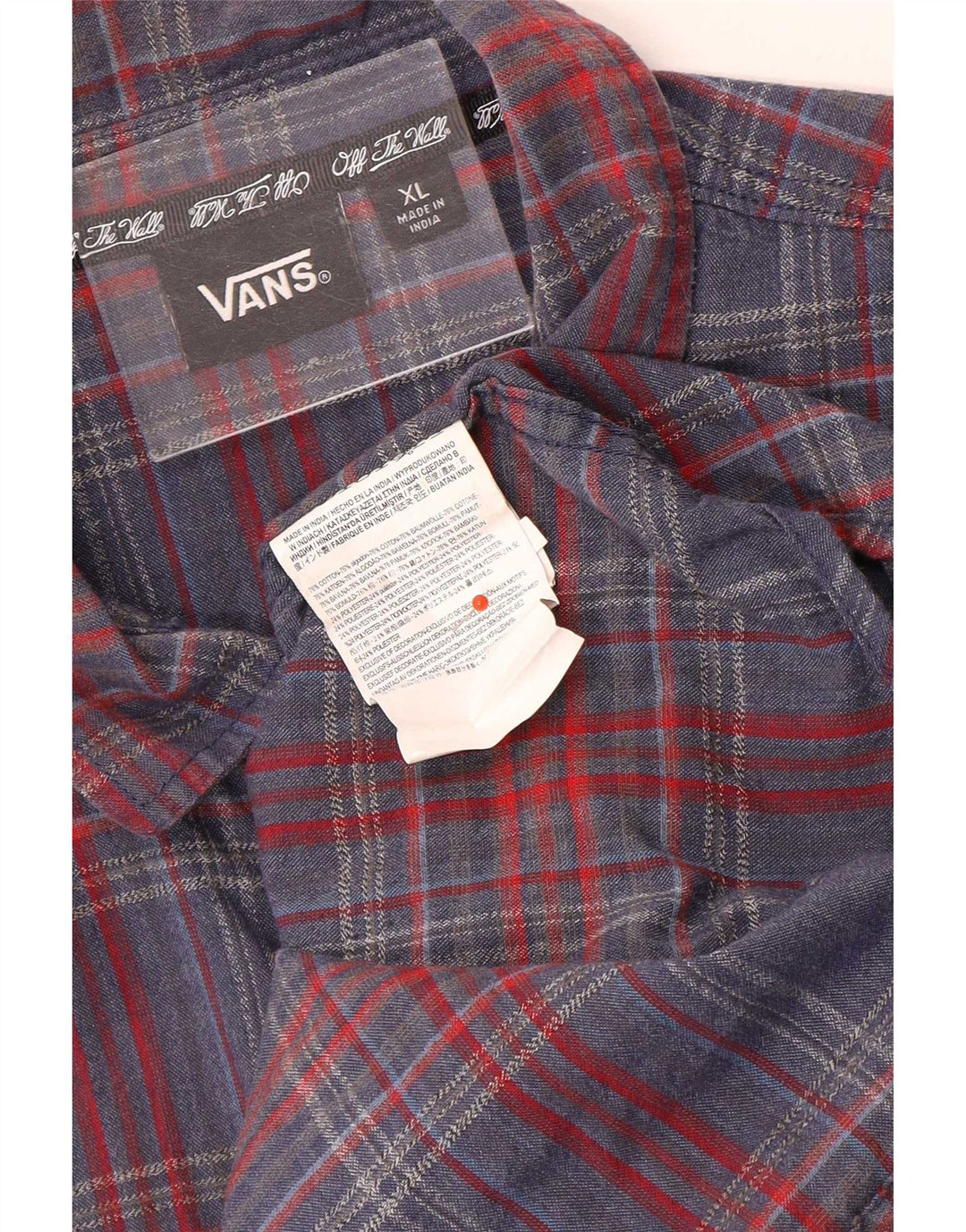 Vans muška flanelska košulja XL šareni karirani pamuk