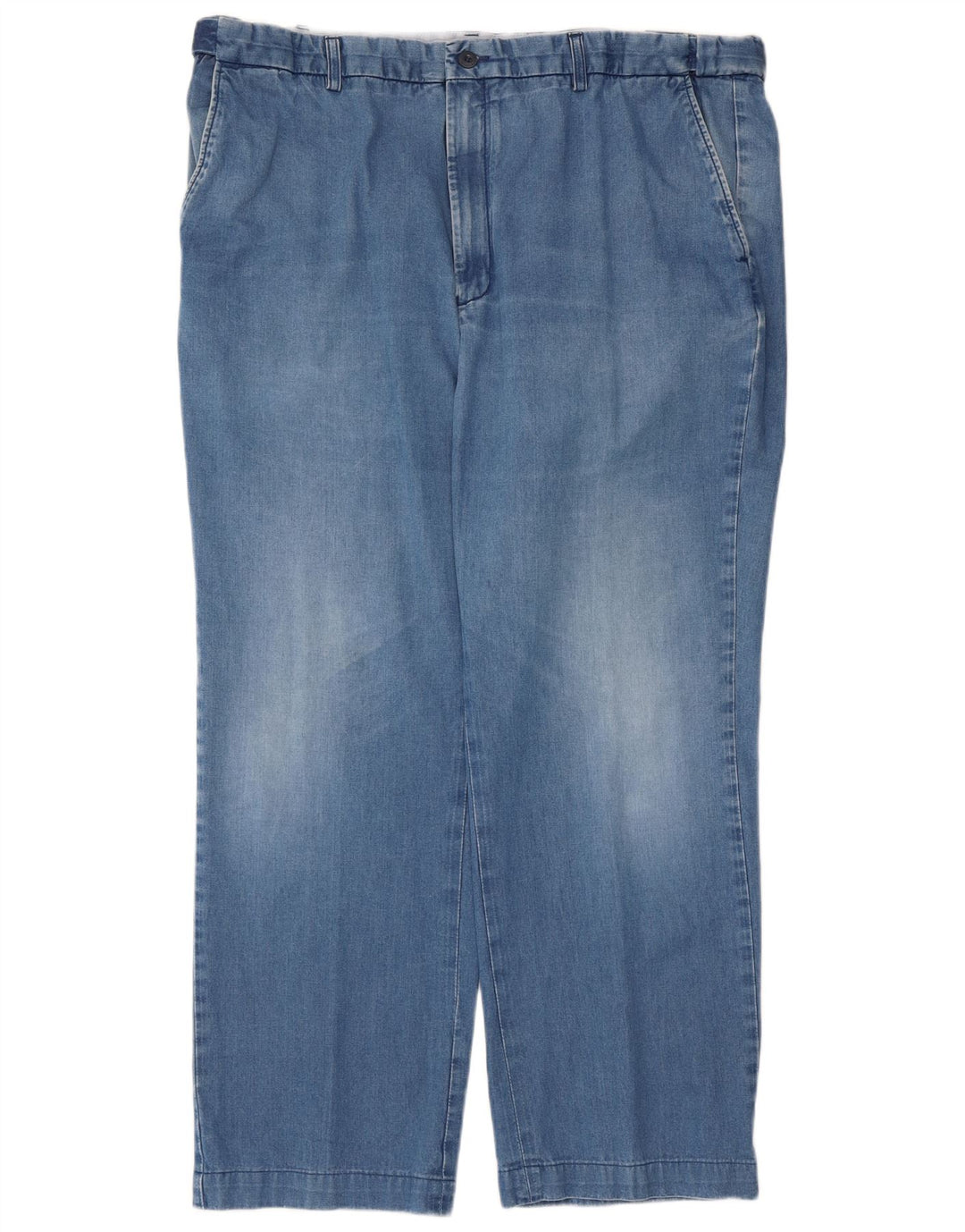 Marks & Spencer muške ravne traperice Blue Harbor W42 L28 plavi pamuk