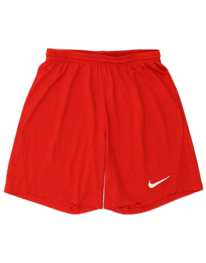 Nike muške Dri Fit uske sportske kratke hlače velike crvene boje od poliestera