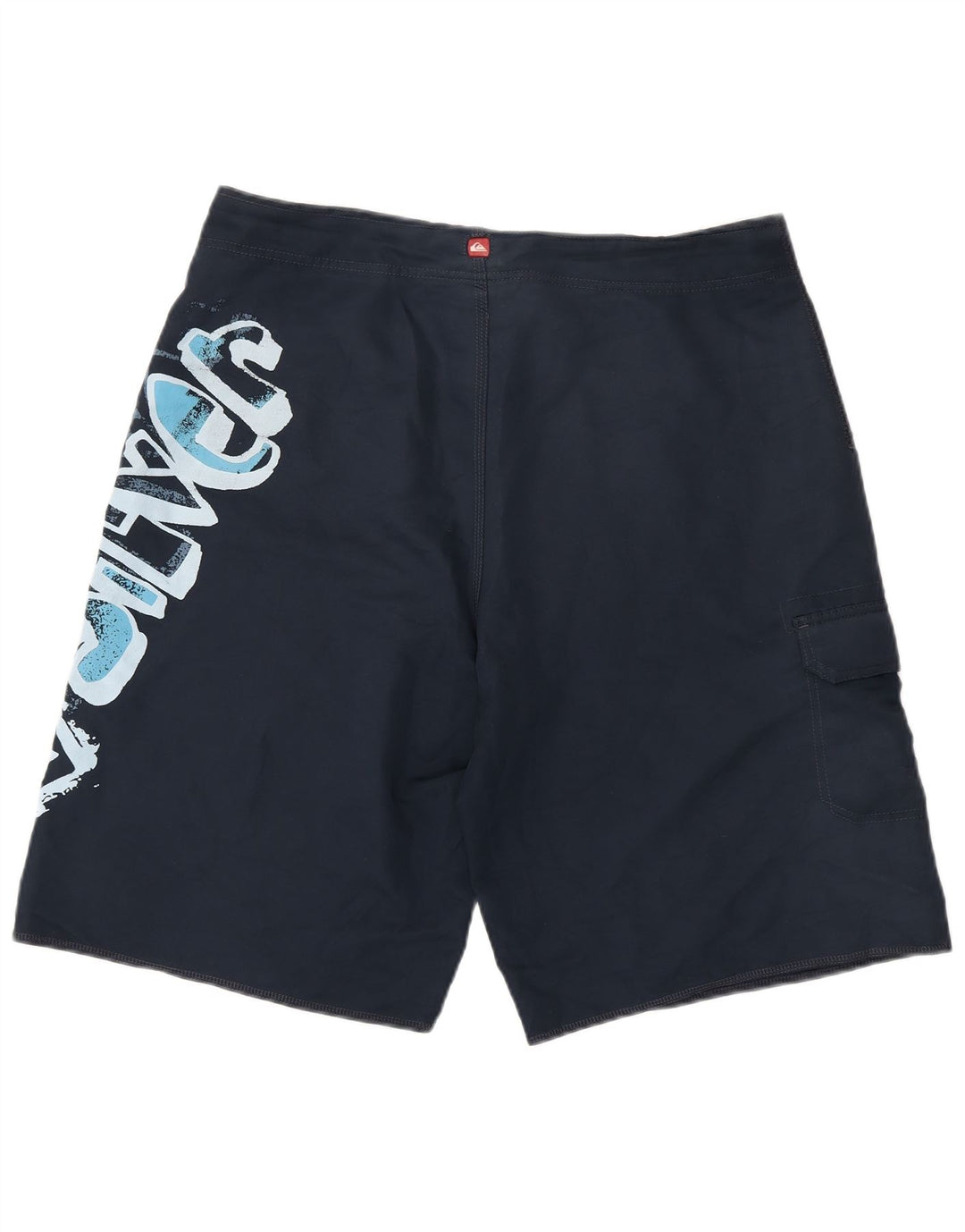 Quiksilver muške kratke hlače za kupanje s grafičkim motivima, veliki tamnoplavi poliester