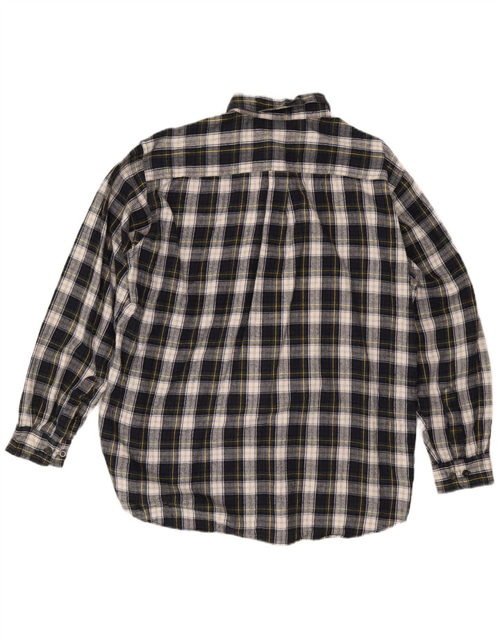 L.L.BEAN Muška flanelska košulja, veliki tamnoplavi karirani pamuk