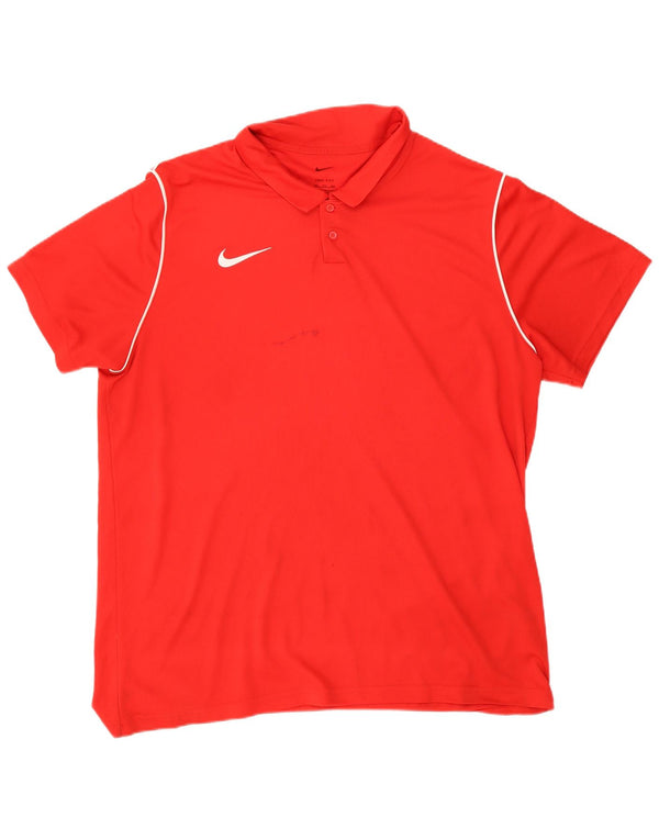 Nike muška Dri Fit polo majica 2XL crvena poliester