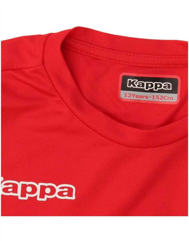 KAPPA Boys Graphic T-Shirt Top 11-12 Years Red