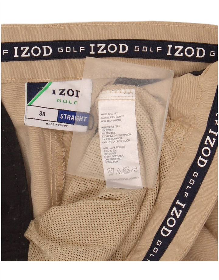 IZOD Muške kargo kratke hlače W38 XL bež poliester