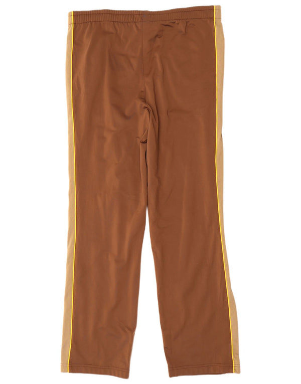 PUMA ženske hlače za trenirku UK 12 srednje smeđe poliesterske boje