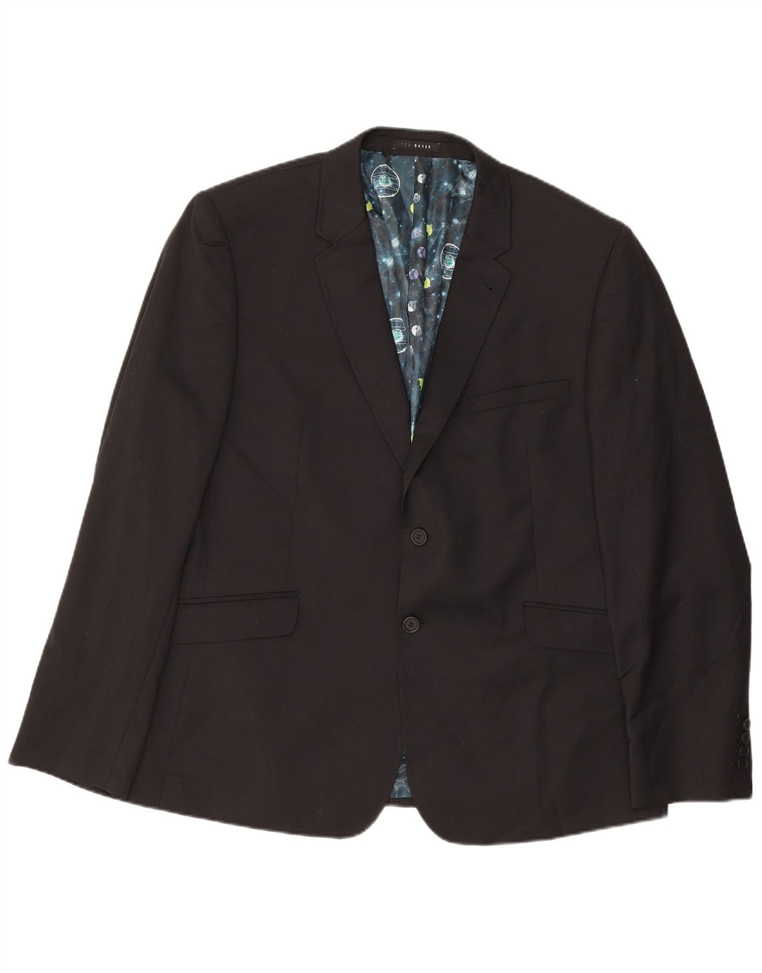 Ted Baker muška jakna s 2 gumba US 46 3XL crna vuna