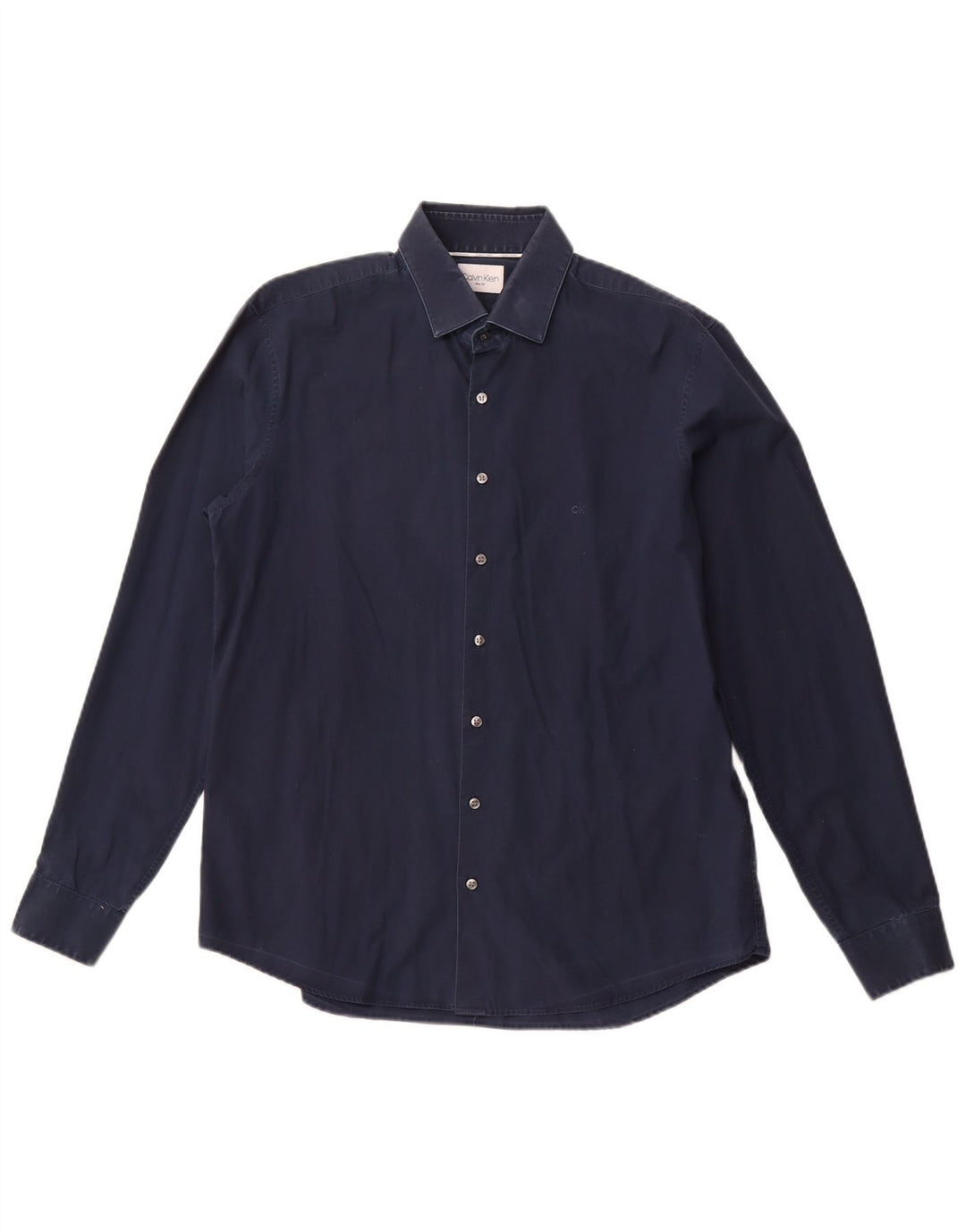 CALVIN KLEIN muška uska košulja veličine 16 1/2 velika tamnoplava pamuk