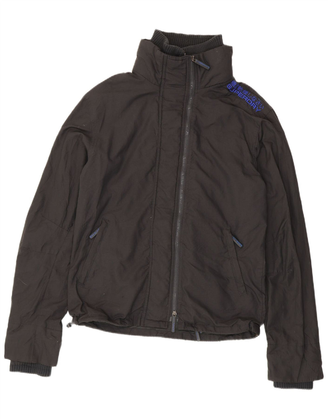 Superdry muška kišna jakna UK 42 XL sivi najlon
