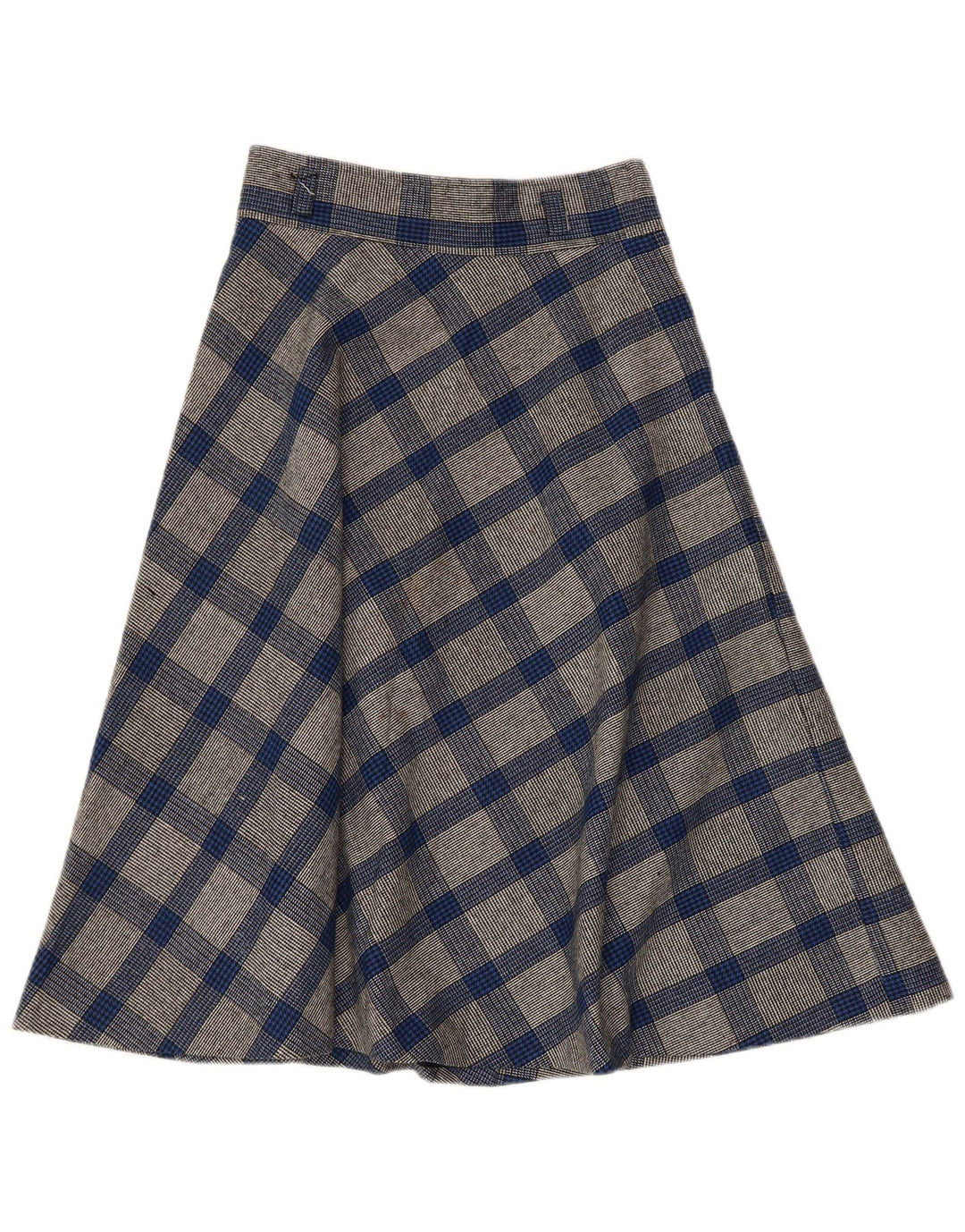 VINTAGE ženska suknja A-kroja W26 Mala plava ptičica