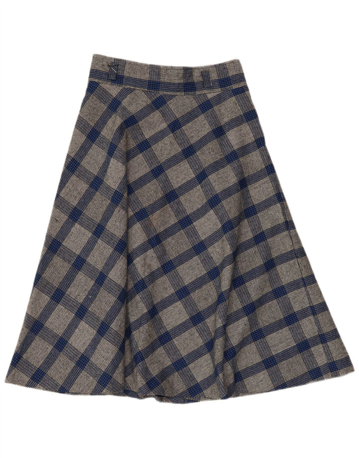 VINTAGE ženska suknja A-kroja W26 Mala plava ptičica