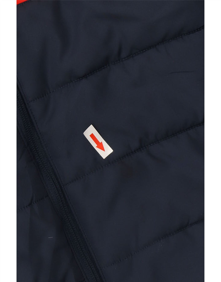 Podstavljena jakna Puma Boys 7-8 Years Navy Blue Colourblock Poliester