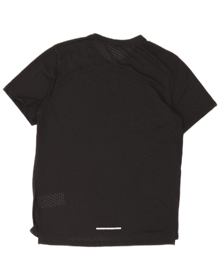 Nike Dri Fit majica kratkih rukava srednji crni poliester